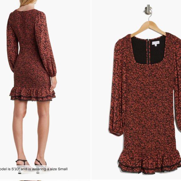 Lost and Wander Smocked Mini Dress - Picture 8 of 8